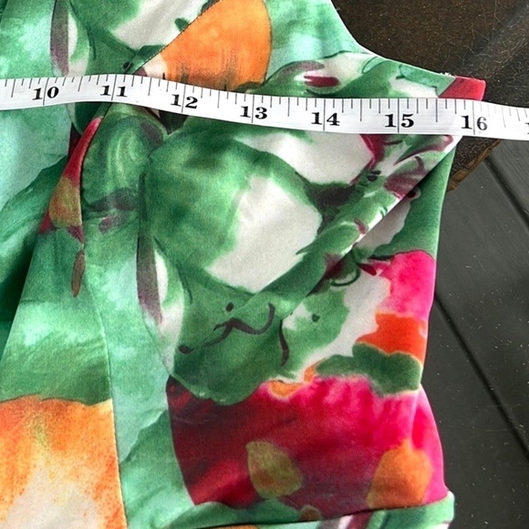 Venus,Sexy Multi-Floral Print,Strappy Chest,Draped Bodice,Excellent ConditionM - Picture 9 of 12